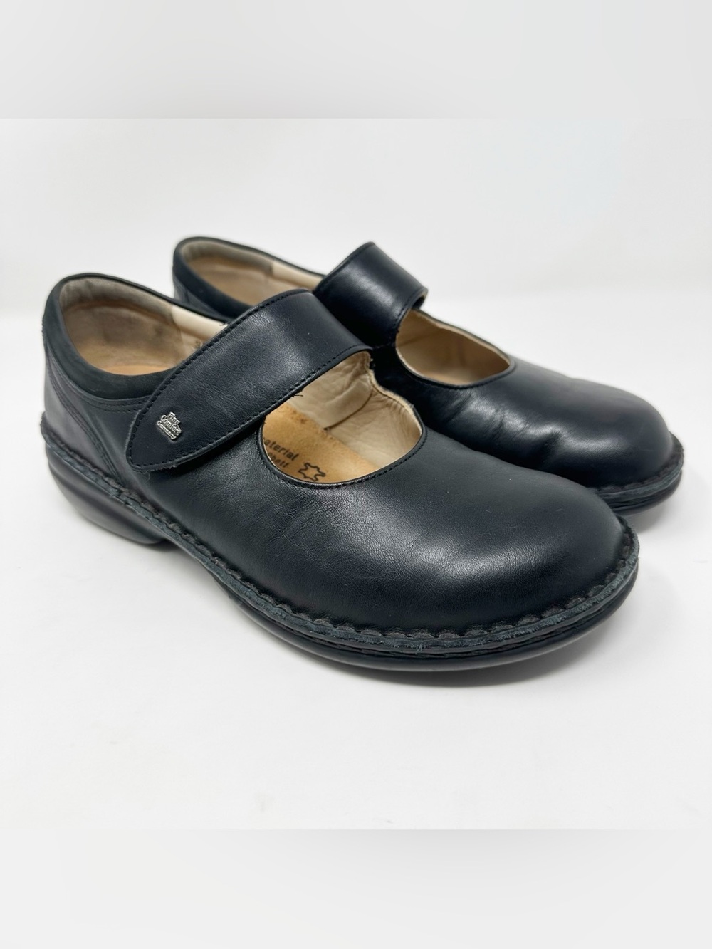 Finn Comfort Ikebukuro Leather Mary Jane Shoes